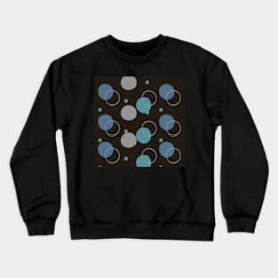 Minimal Colorful Abstract Pattern Crewneck Sweatshirt